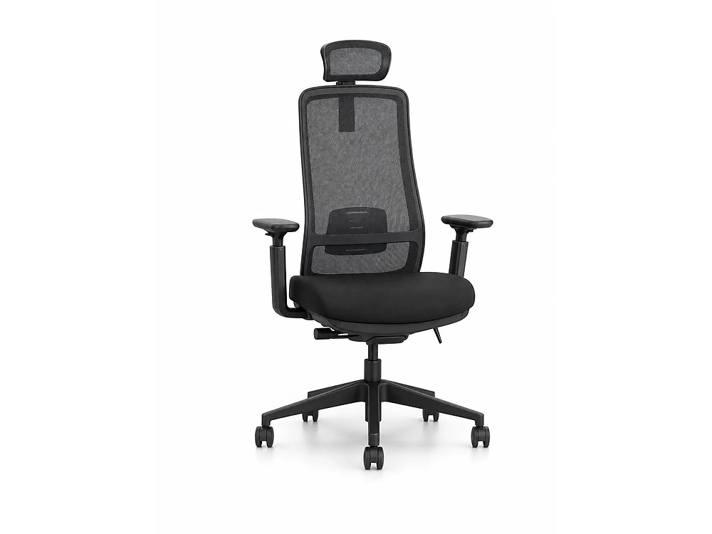 R1 Vane Premium Bürodrehstuhl mit Kopfstütze ergonomisch